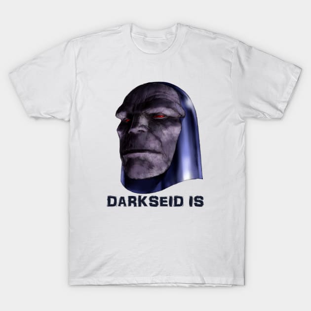 DARKSEID IS. T-Shirt by thecountingtree